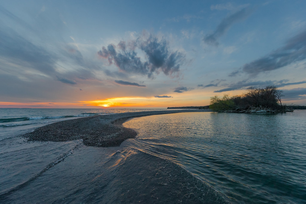 Sunset at Fish Point Provincial Park, Pelee Island, Ontari… Flickr
