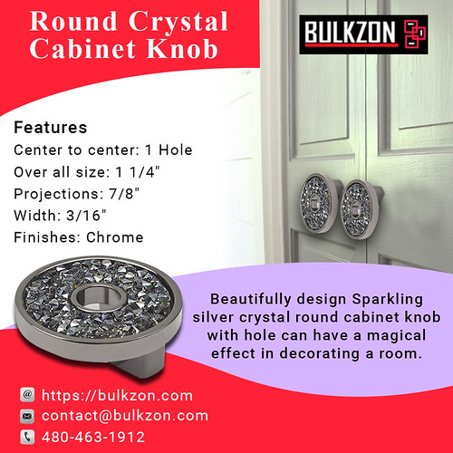 Round Crystal Knob and Pulls Swarovski Crystal H… Flickr