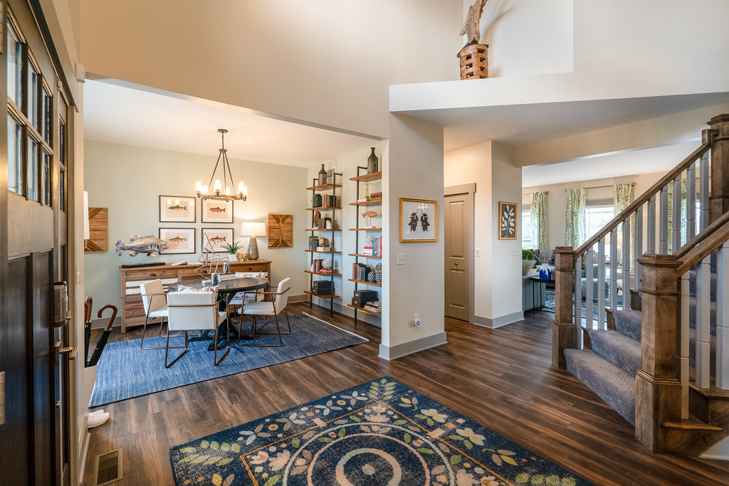 Kinston II Homestead at Hartland Model Center Wayne Homes