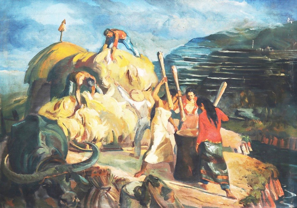 Vicente Manansala Pounding Rice Vicente Manansala (19101… Flickr