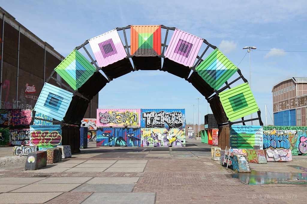 AmsterdamNoord NDSM terrein container art Copyright 2018 … Flickr
