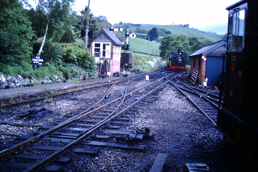 Llanfair Caereinion Looking from the station at Llanfair C… Flickr