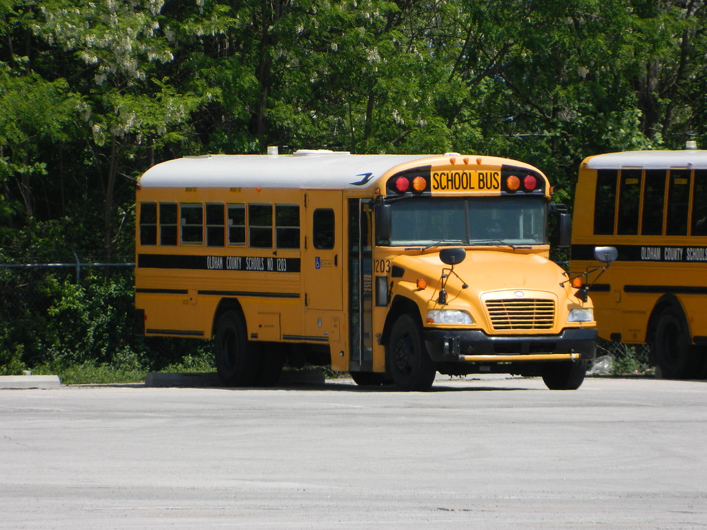 Oldham County Schools 1203 Bus lot La Grange, KY. Flickr