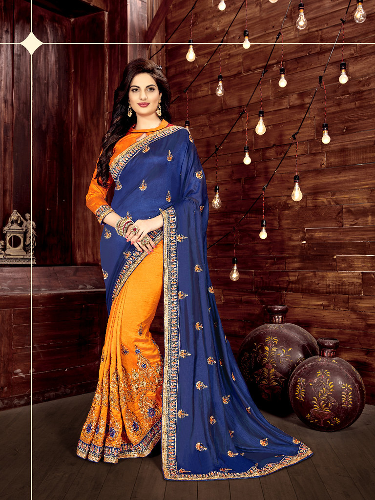 PRICE RS.1540/ SPARKLING STAR FANCY WORK SAREE COLLECTION SET TO SET
