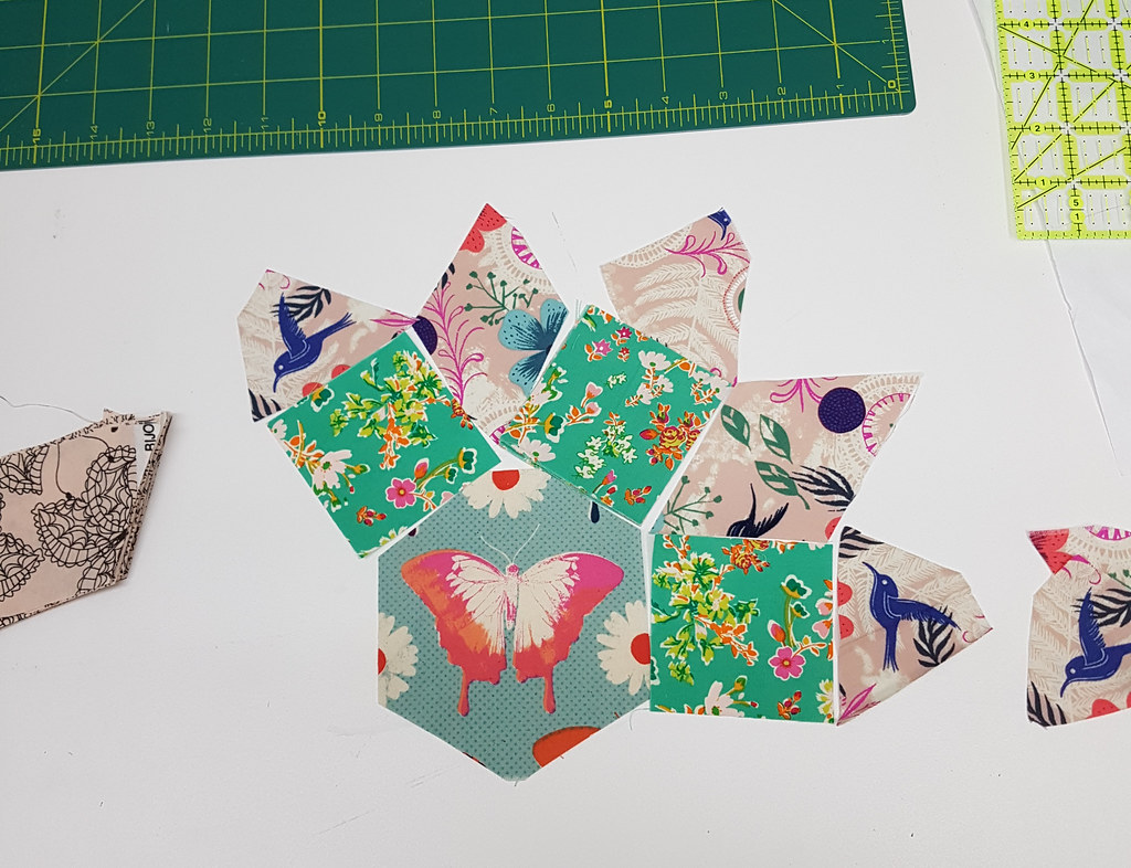 fourth block for Mandolin Quilt Lisa Flickr