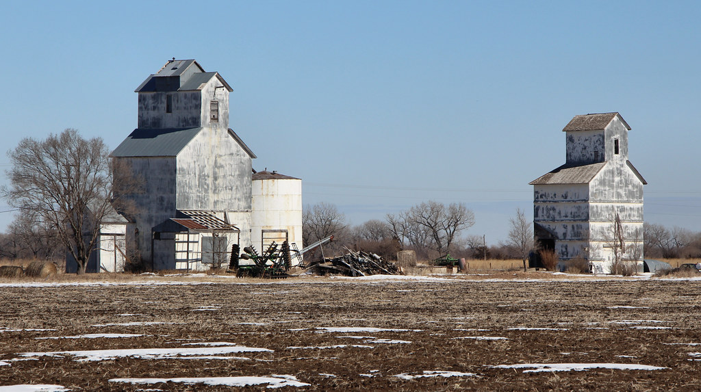 Grain Elevators Edholm, NE Tom McLaughlin Flickr