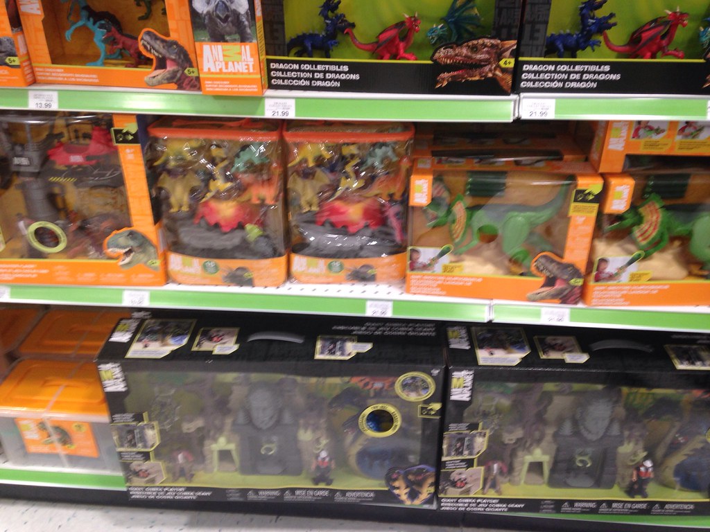 My Favorite Section and Isle of Toys R Us. DINOSAUR TOYS!!… Flickr