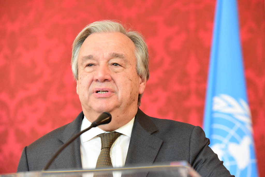 UN SecretaryGeneral António Guterres at the Hofburg Flickr