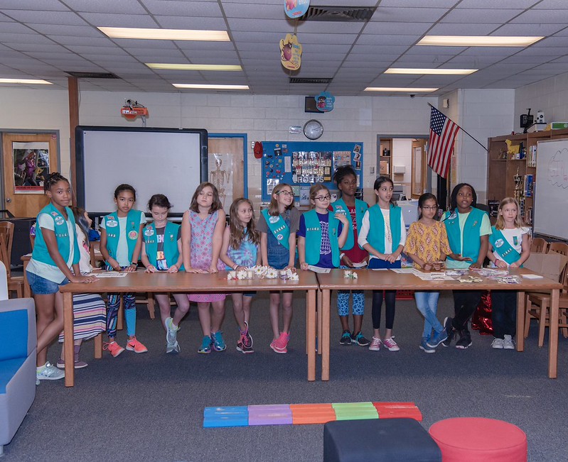 Girl Scout Ceremony Kittredge School Flickr