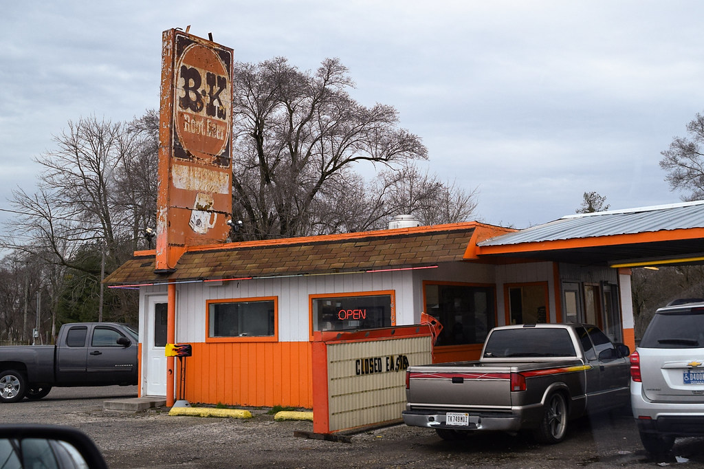 BK Root Beer A vintage BK Root Beer drivein restaurant … Flickr