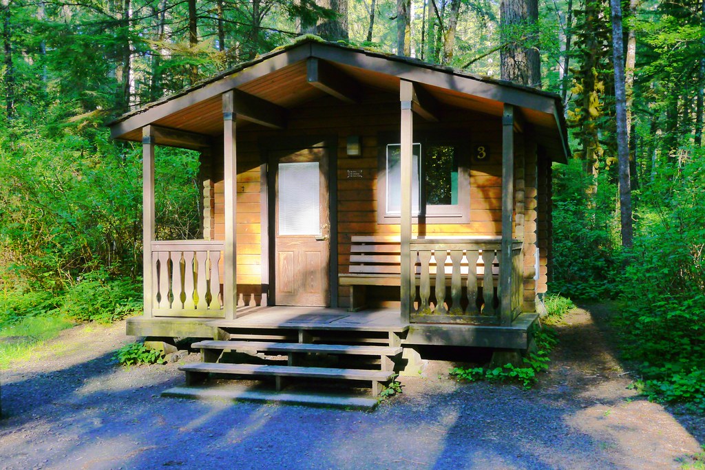 Cabin 3 in the Silver Falls State Park campground Flickr