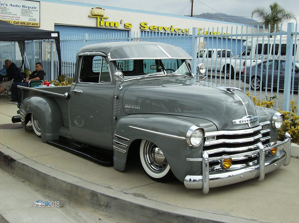 Azusa,Ca. Car Show on Sun. 4/29/18 '52 Chevy Pickup Los An… Flickr