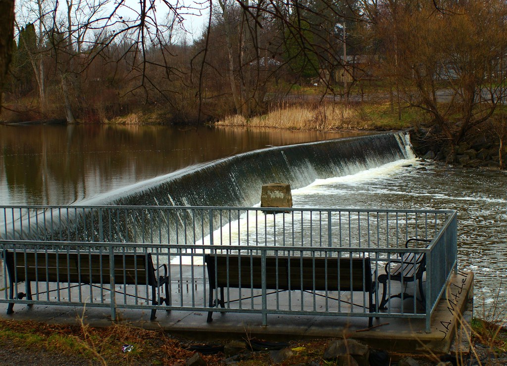 "Dam on Black Creek" Churchville, NY.... HFF Jim Mitchell Flickr