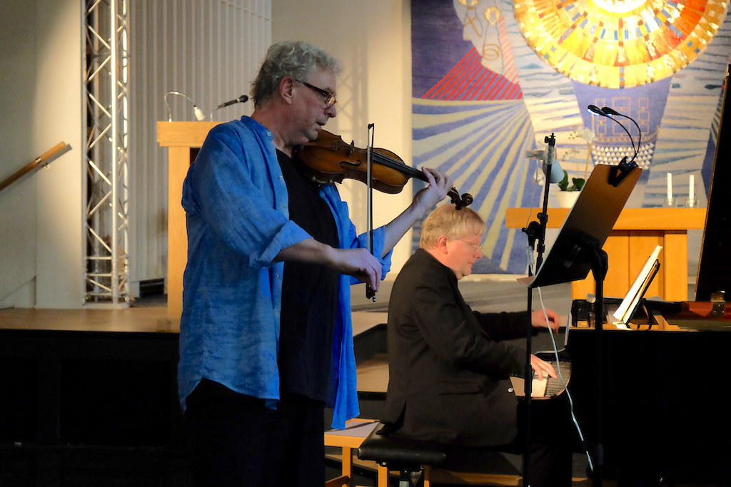 NilsErik Sparf, violin, och Mats Jansson, piano © Foto A… Flickr