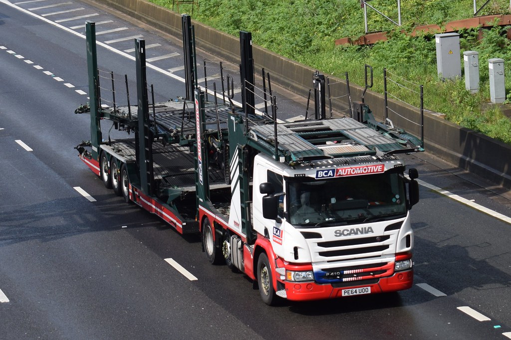 PE64UOO BCA Automotive Scania Car Transporter M25 Junction… Flickr