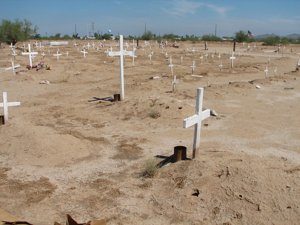 Desert Cemetery Sacaton Arizona 2006 Michael Lancaster Flickr