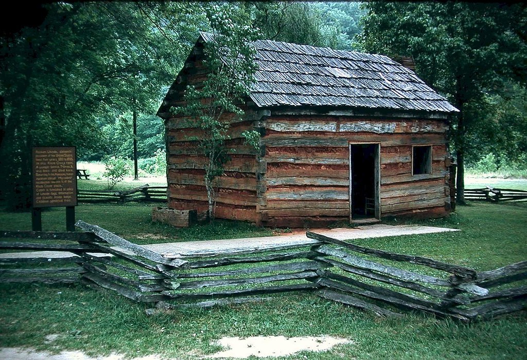 Lincoln's Boyhood Home, Hodgenville, KY, 1970 35mm transpa… Flickr