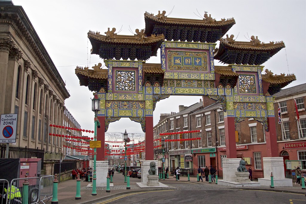 Chinatown Liverpool has a large colourful multicultural p… Flickr