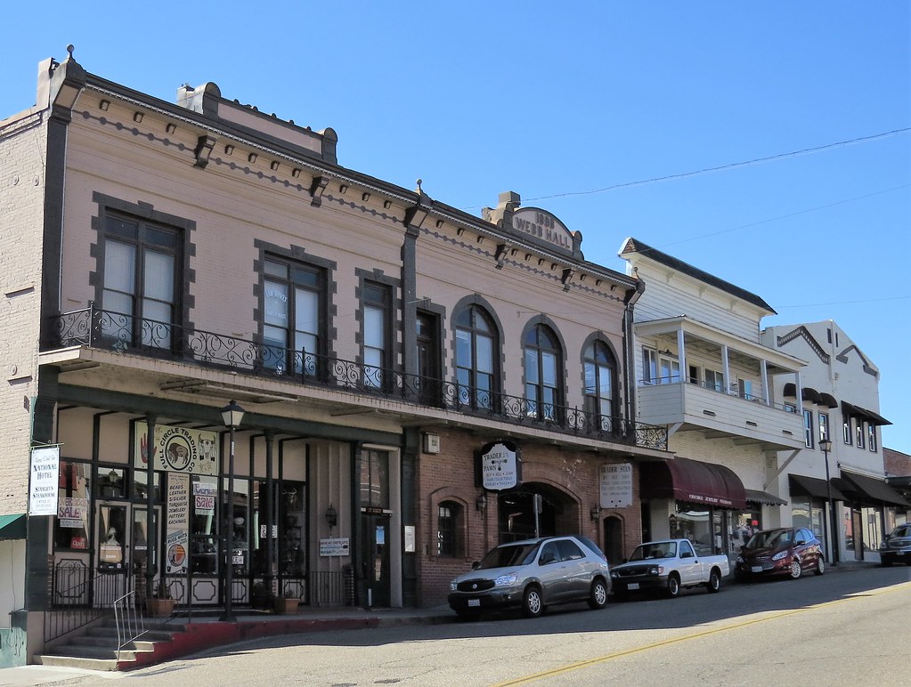 Jackson, California Buildings on Main Street; founded in 1… Flickr