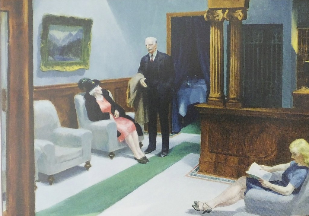 Edward Hopper Hotel Lobby
