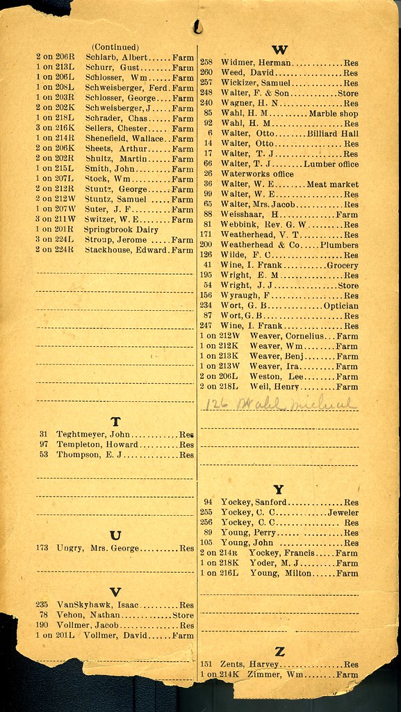 telephone book 1910007 Historic Bremen Indiana Flickr