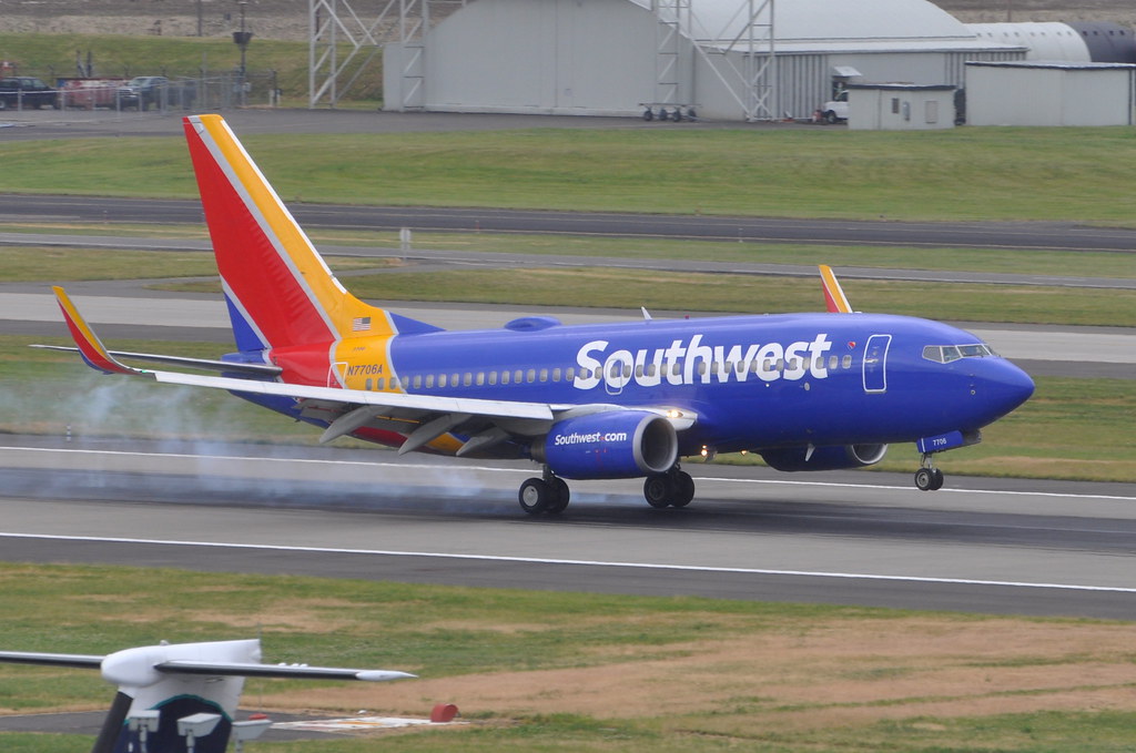 Southwest Airlines (SWA) Boeing 737700 N7706A Portl… Flickr