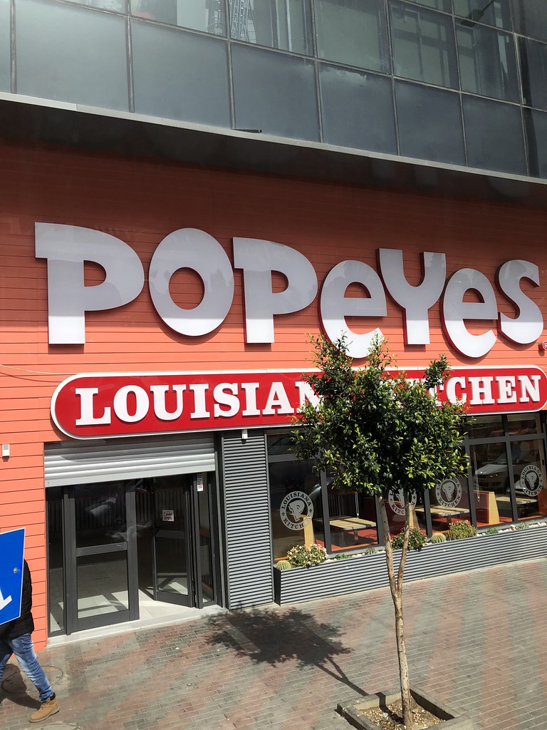 Popeyes in the West Bank. Wonder if it tastes the same? Flickr