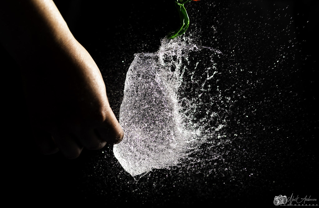 Speed caption of water balloon bursting This was taken in … Flickr