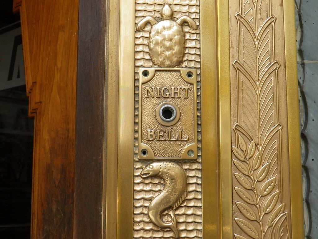 Night Bell Former "night bell" outside of the artdeco era… Flickr