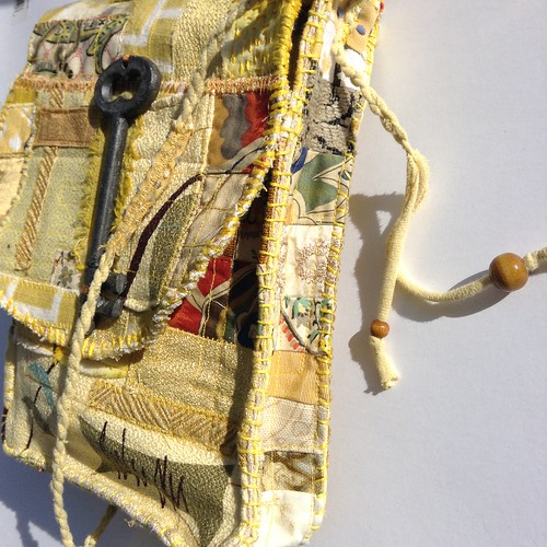 Journal bag Large journal bag with vintage and reworked fa… Flickr