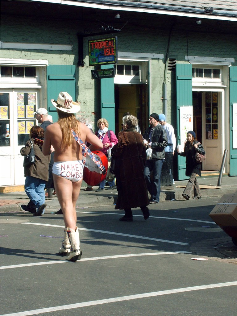 Naked Cowboy - Mardi Gras 2005 | Sandy Berrier | Flickr