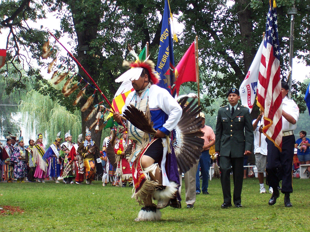 The Grand Entry 202nd Annual Omaha Nation Powwow. Macy, NE… B Smith
