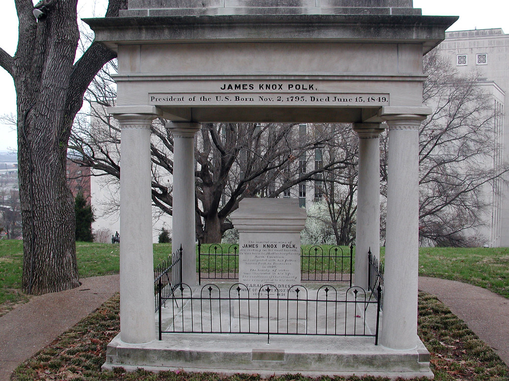President James K Polk's Grave Nashville, TN Capitol groun… Flickr