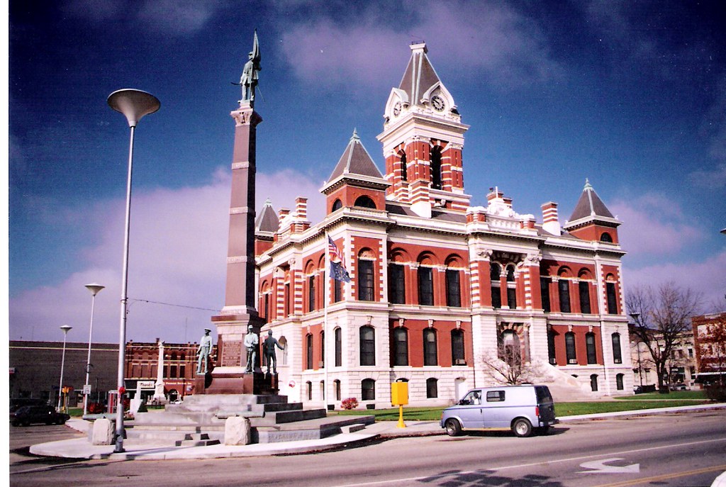 GIBSON CO., IN Courthouse Gibson co., princeton, indiana