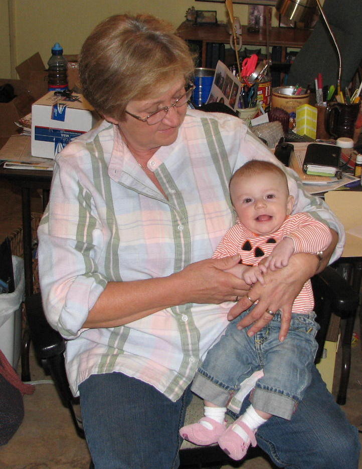 Karen and Katie Grandma Karen holding her granddaughter, K… Flickr
