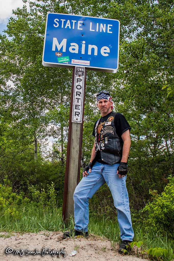 Maine State Line Porter, Maine A long way from Memphis a… Flickr