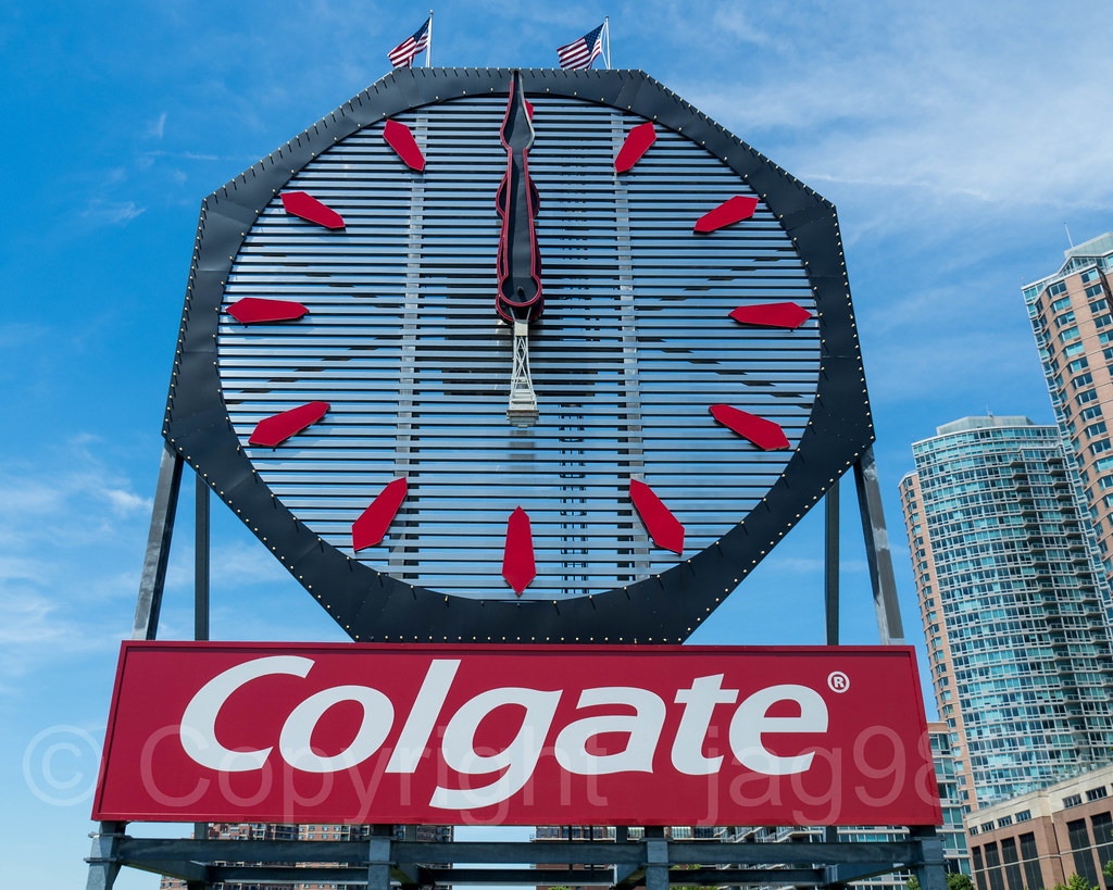 Colgate Clock (1924) on the Hudson River, Jersey City, New… Flickr
