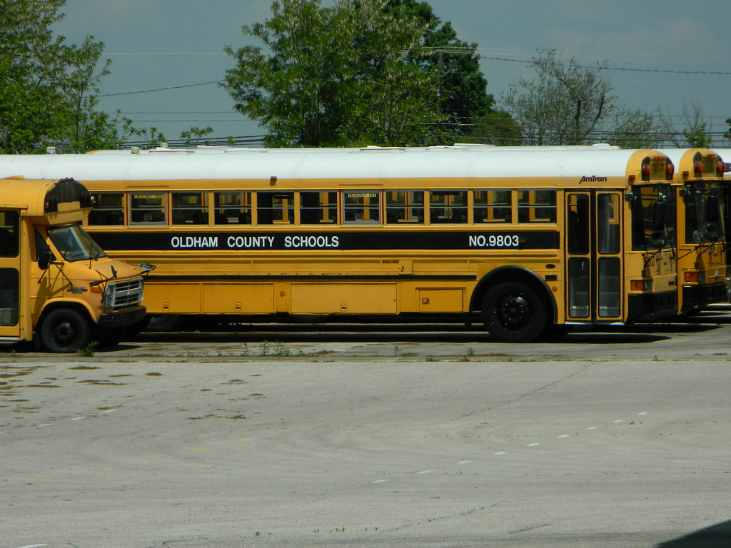 Oldham County Schools 9803 Bus lot La Grange, KY. Flickr