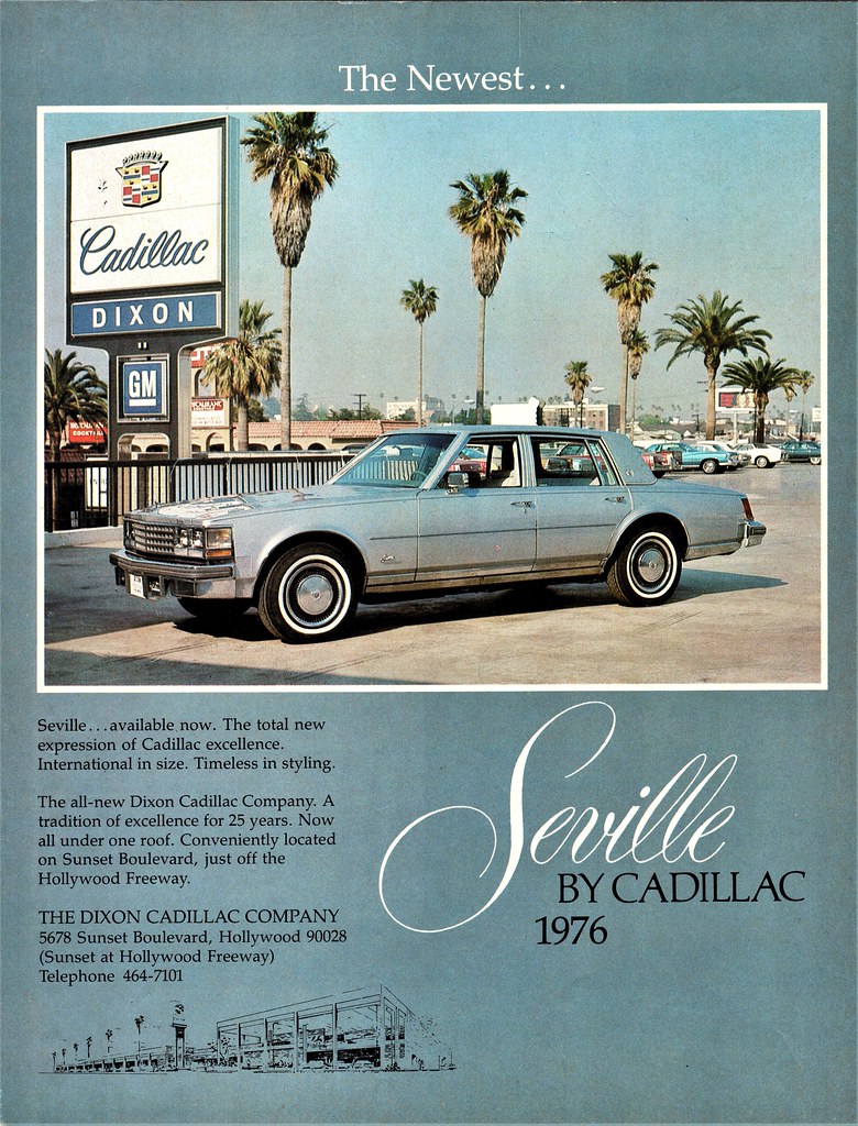 Dixon Cadillac Company, Hollywood CA, 1976 Alden Jewell Flickr
