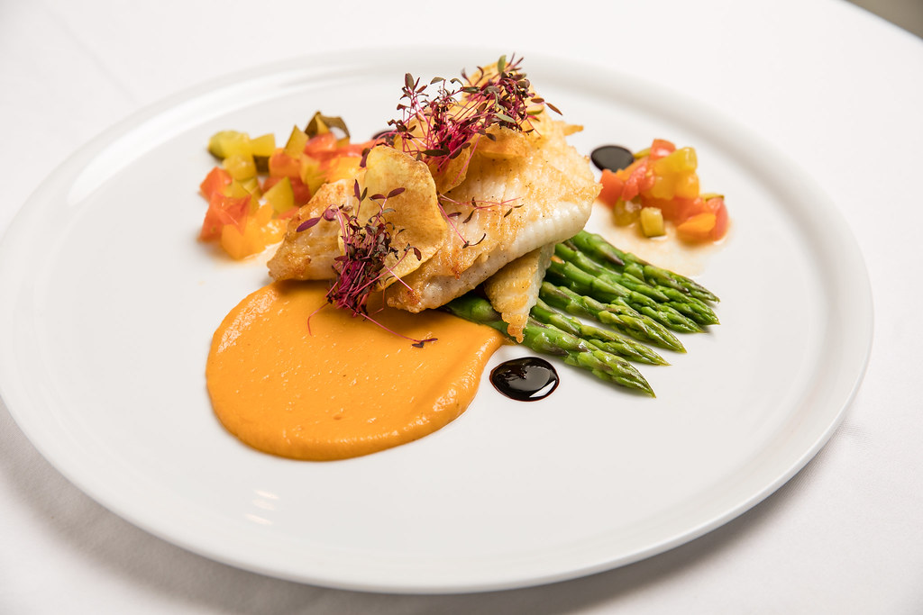 Pan fried John Dory (St. Pierre) fillet served with puree … Flickr
