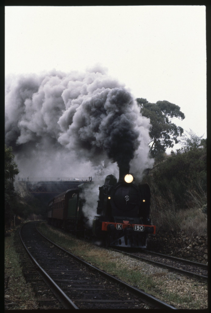 5.1981 Blackwood South Australia loco VR K190 hauling SA… Flickr
