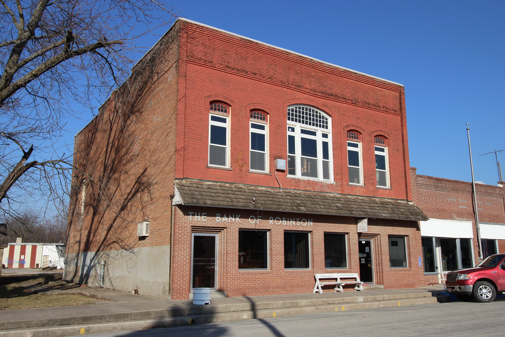 Bank of Robinson Robinson, KS The Bank of Robinson was e… Flickr