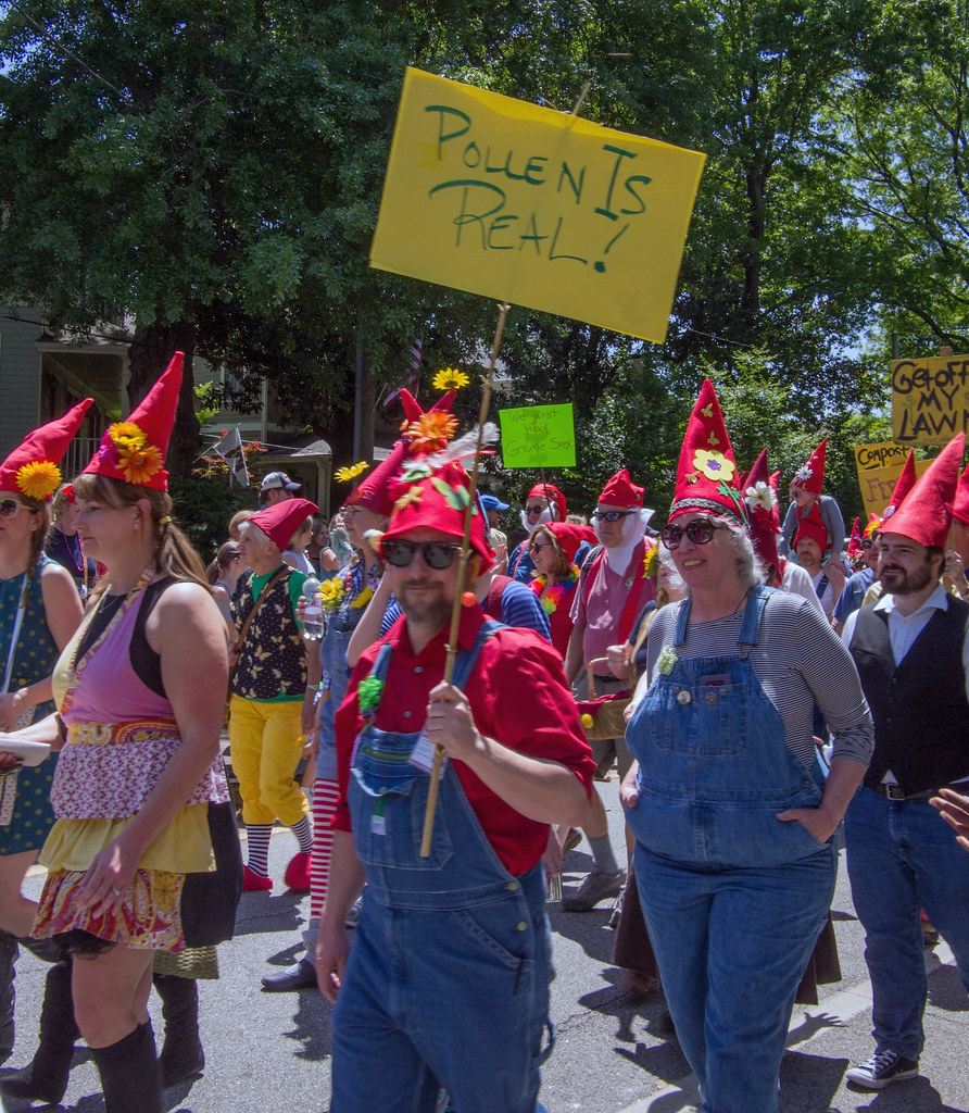 inman park festival parade 2023 Pollen is real Gnomes on parade. Inman Park Festival Atlan… Flickr