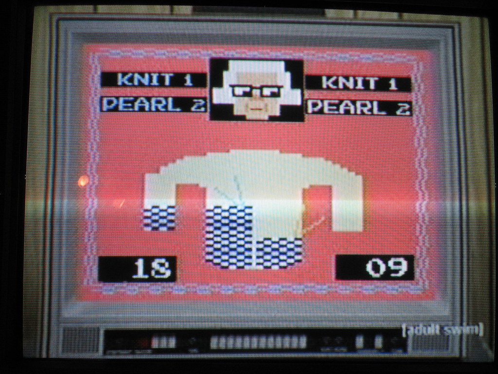 Knitting Video Game From Aquateen Hungerforce yogineo Flickr