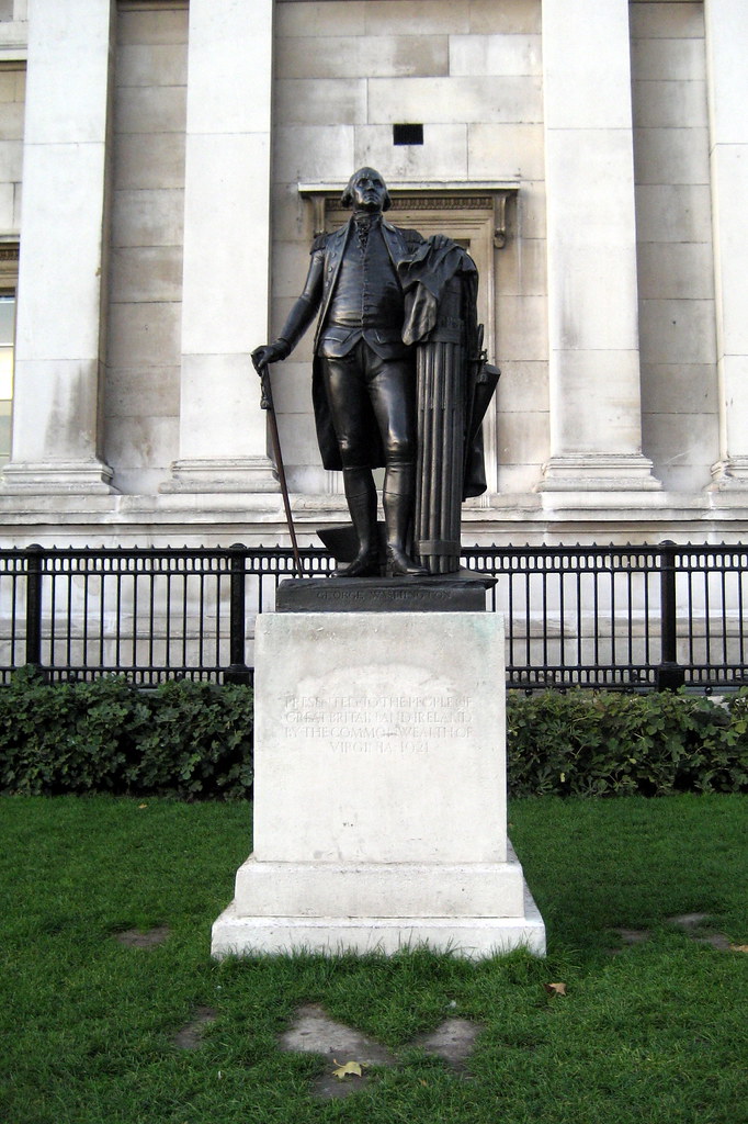 UK London Trafalgar Square Washington statue Flickr
