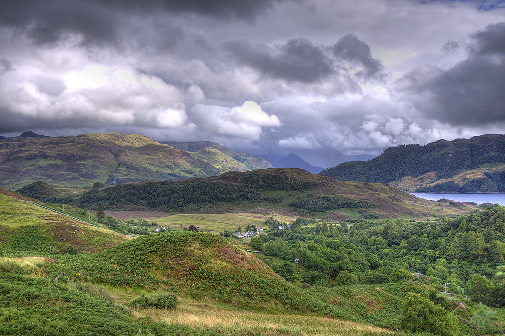 The highlands of Scotland The Highlands. The weather just … Flickr