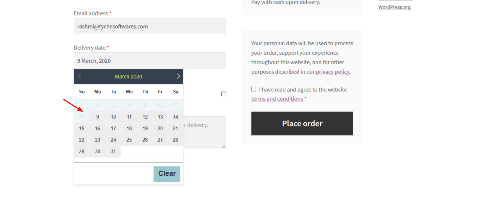 How does Minimum Delivery time work with Same day & Next day cutoff