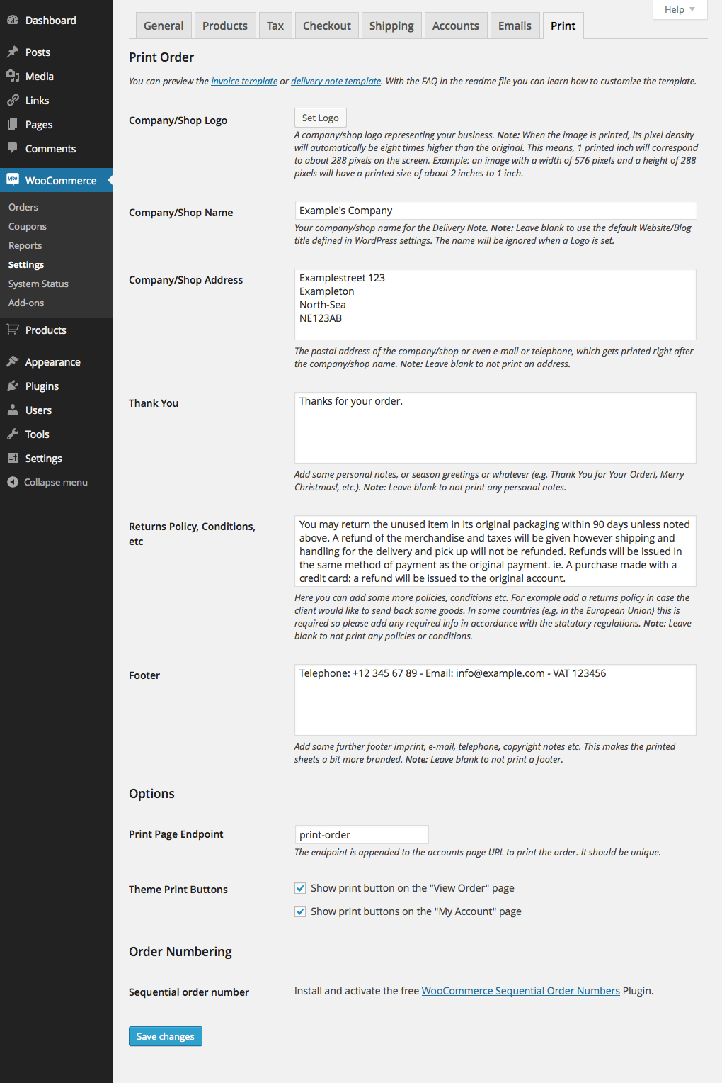 Print Invoice and Delivery Notes Tyche Softwares