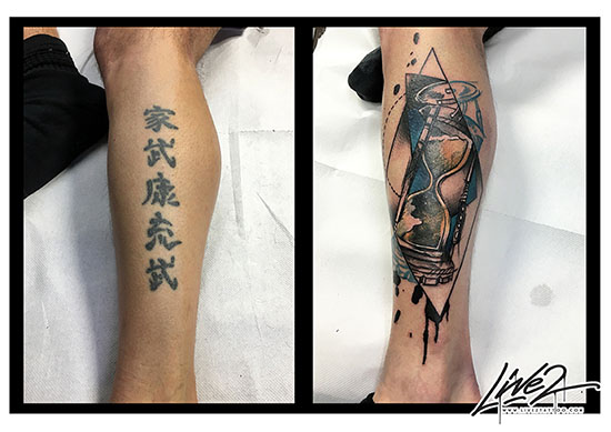 Live2 Tattoo - Graphic Abstract – Watercolor Tattoos 389_x_550_jpg