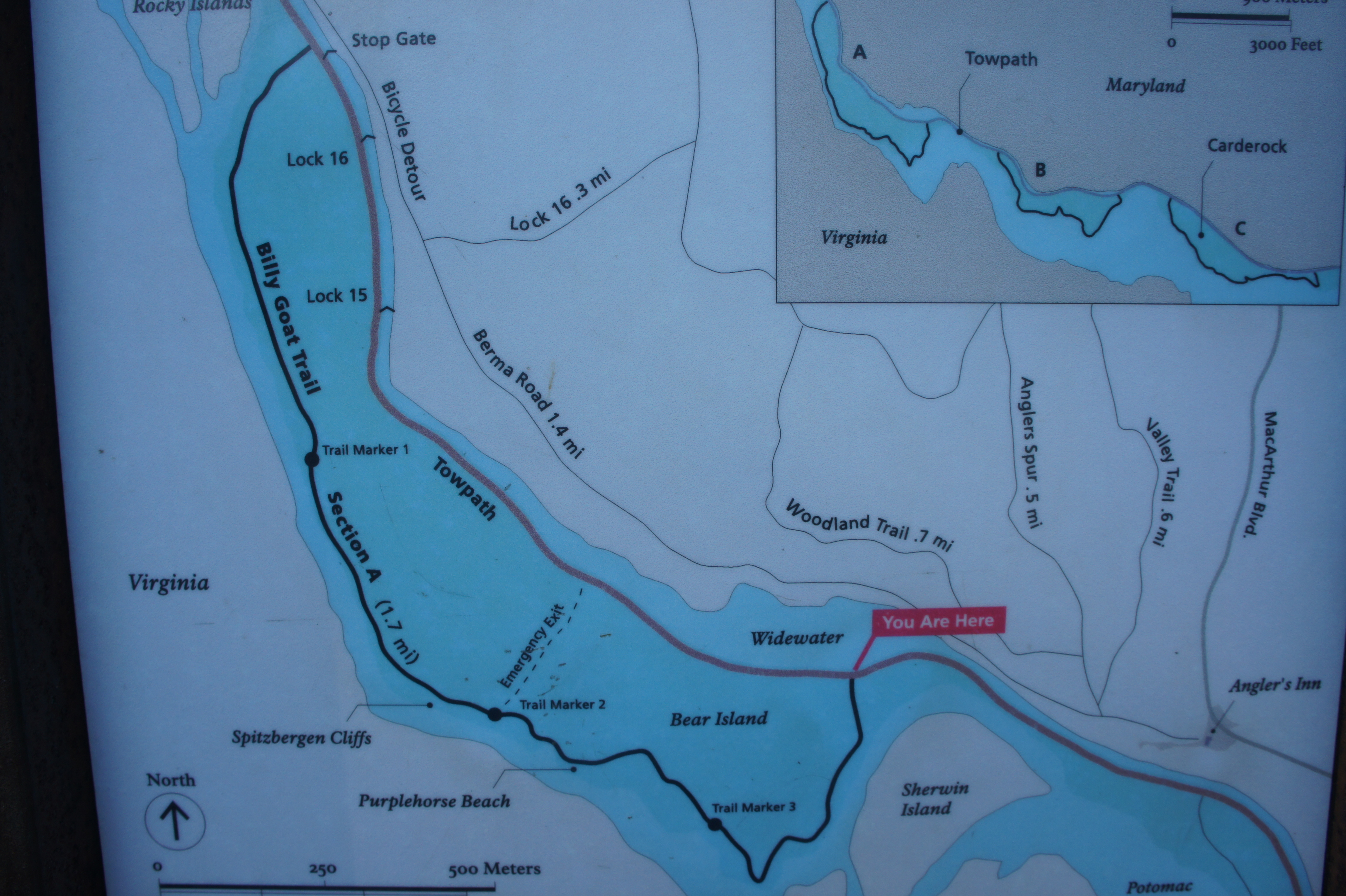 Billy Goat Trail Map Billy Goat Trail – Section A (Chesapeake & Ohio Canal National Historical Park, Md) | Live And Let Hike
